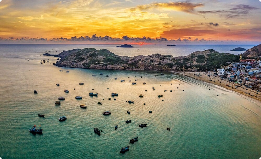 Cắm trại ngắm hoàng hôn Nhơn Hải, khoảnh khắc chill giữa biển trời lãng mạn